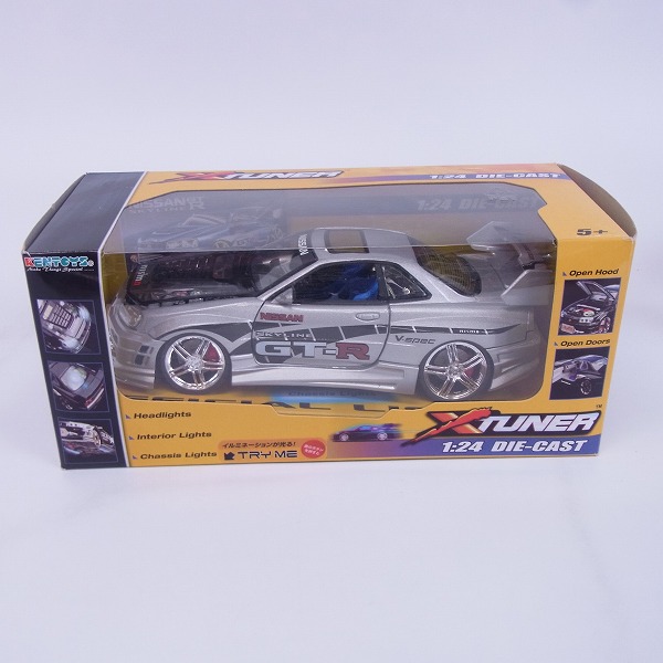 1/24 KENTOYS ワイルドチューナー R34 インテグラ 2台セット Amazon | KENTOYS WILDTUNER 1/24 NISSAN SKYLINE GT-R R34