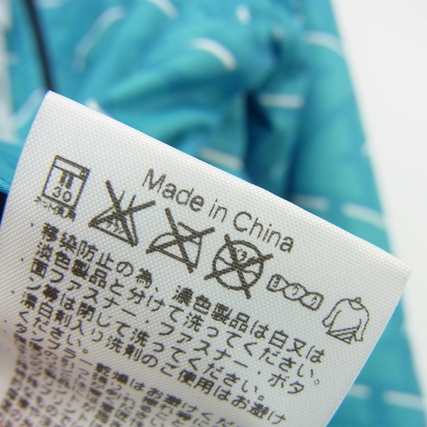 実際に弊社で買取させて頂いた【未使用】Kappa/カッパ ゴルフウェア ウィンドブレーカー KM612WT42 Oサイズ ターコイズの画像 4枚目