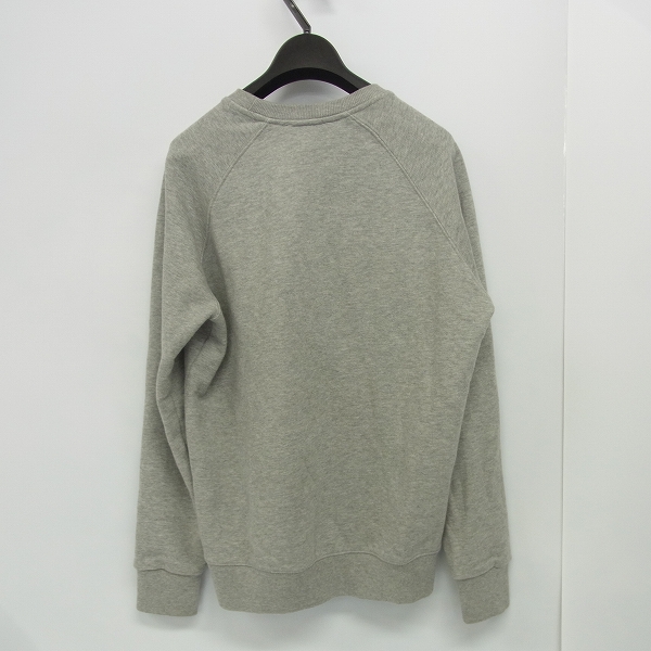 実際に弊社で買取させて頂いたMAISON KITSUNE/メゾンキツネ ロゴスウェットトレーナー グレー/XSの画像 1枚目