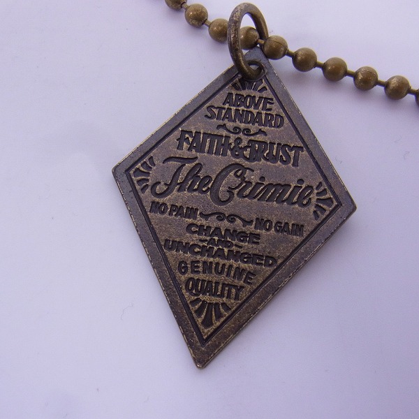 実際に弊社で買取させて頂いたCRIMIE/クライミー ホースシュー ホースシュー ピアス/ロゴプレート ネックレス 2点セットの画像 4枚目