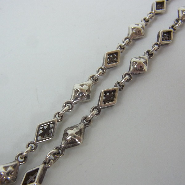 実際に弊社で買取させて頂いた【ギャラ付】LoreeRodkin/ローリーロドキン ミックスダイヤモンドシェイプクロスチェーン L3816-800の画像 2枚目