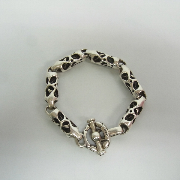 実際に弊社で買取させて頂いたTRAVIS WALKER/トラヴィスワーカー ミートリンクブレスレット 6リンクの画像 3枚目