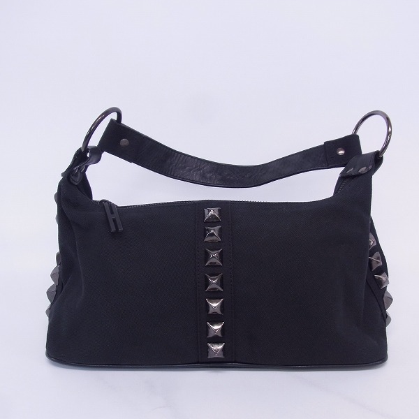 実際に弊社で買取させて頂いたHYSTERICS/ヒステリックス キャンバス×レザー スタッズハンドバッグ