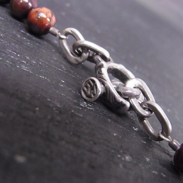 実際に弊社で買取させて頂いたTRAVIS WALKER/トラヴィスワーカー 18インチ ビーズ ネックレス /小粒タイガーアイの画像 2枚目