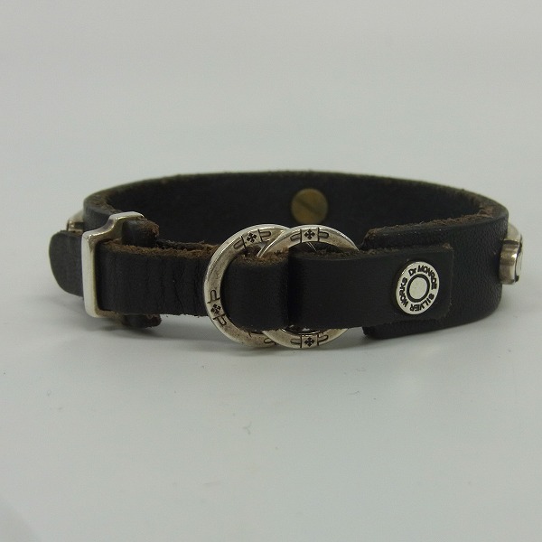 実際に弊社で買取させて頂いたDr MONROE/ドクターモンロー メッセージ レザー ブレスレット の画像 2枚目