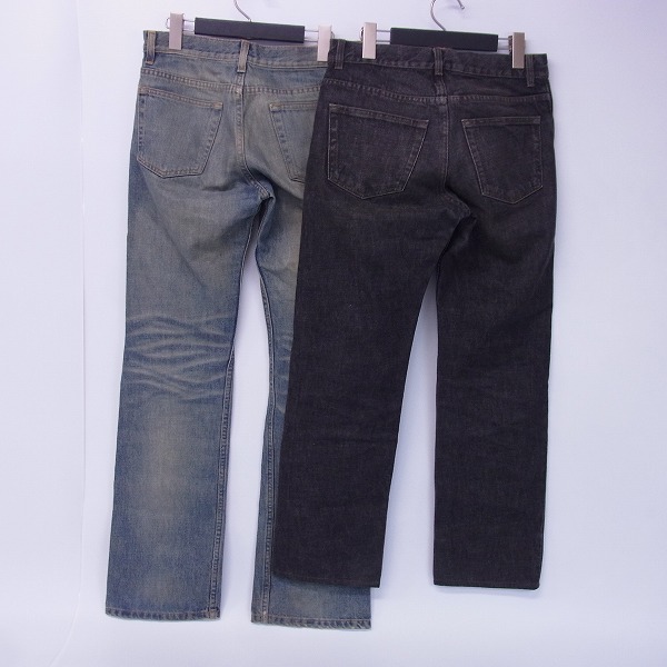 実際に弊社で買取させて頂いたHELMUT LANG/ヘルムートラング インディゴデニムパンツ 27/28 2点セットの画像 1枚目