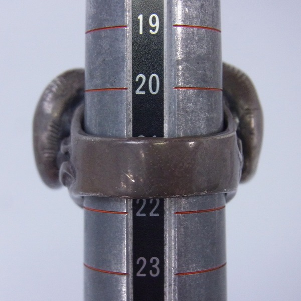 実際に弊社で買取させて頂いたTRAVIS WALKER/トラヴィスワーカー 2009 カスタム ラムホーンスカルリングの画像 7枚目