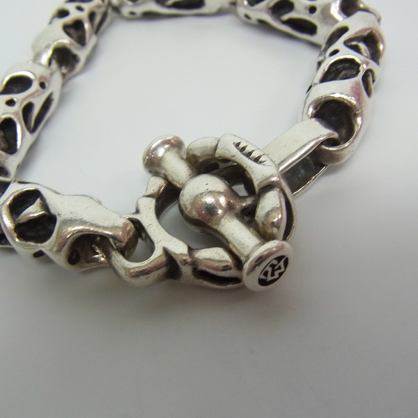 実際に弊社で買取させて頂いたTRAVIS WALKER/トラヴィスワーカー ミートリンクブレスレット 6リンクの画像 2枚目