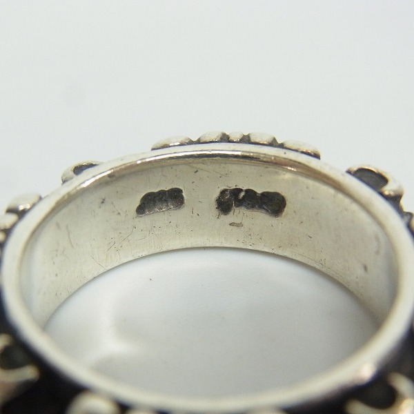実際に弊社で買取させて頂いた【ギャラ付】A&G/エーアンドジー クロスバンド リング 15号の画像 4枚目