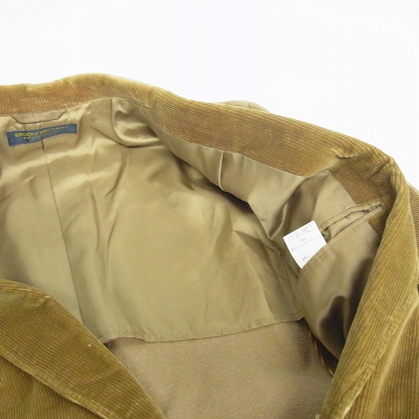 実際に弊社で買取させて頂いたBrooks Brothers/ブルックスブラザーズ コーデュロイ ジャケット パンツ セットアップ/の画像 5枚目