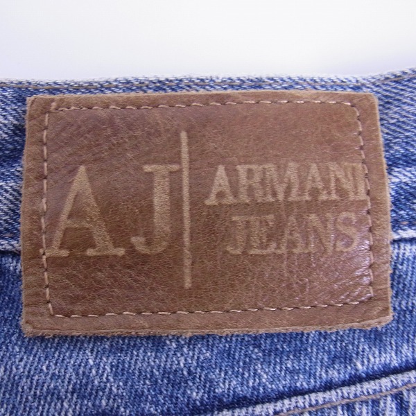 実際に弊社で買取させて頂いたARMANI JEANS/アルマーニジーンズ イーグルロゴデニムパンツ ブルー/36の画像 3枚目