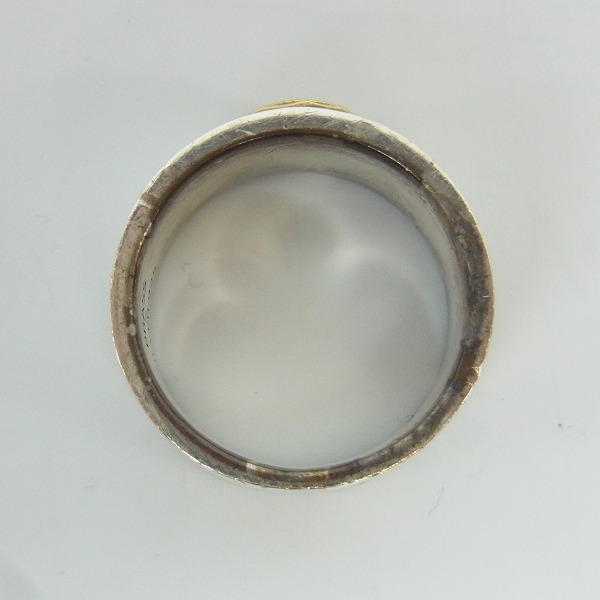 実際に弊社で買取させて頂いたCRIMIE/クライミー ホースシューメタル付き リング 21号の画像 3枚目