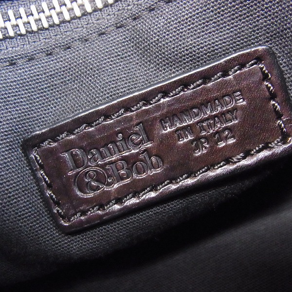 実際に弊社で買取させて頂いたDANIEL&BOB/ダニエル＆ボブ レザー/本革 クロドーロサック 2WAYトートバッグ の画像 5枚目