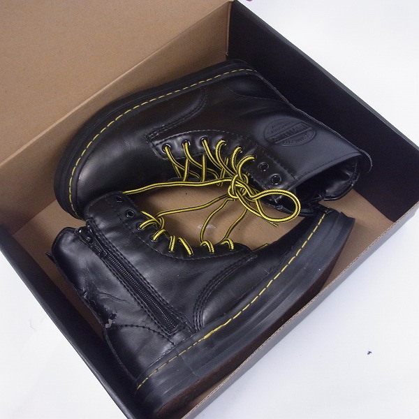 実際に弊社で買取させて頂いた【観賞用】HYSTERICS/ヒステリックス レザー サイドジップブーツの画像 8枚目