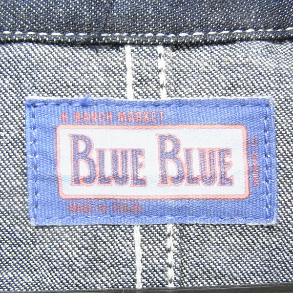 実際に弊社で買取させて頂いたBLUE BLUE/ブルーブルー カバーオール デニムジャケット 2の画像 2枚目