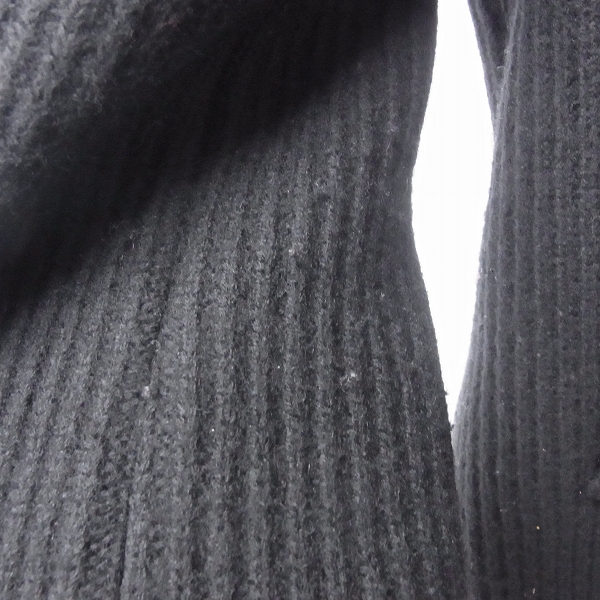 実際に弊社で買取させて頂いたBLUE BLUE/ブルーブルー シングル Ｐコート ブラック Mの画像 7枚目