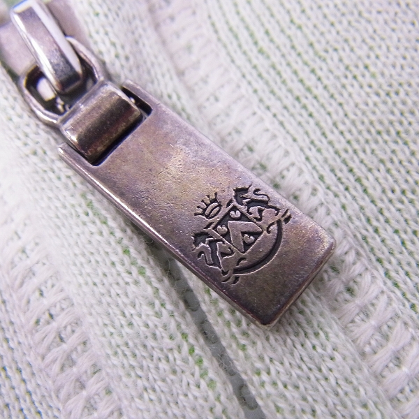 実際に弊社で買取させて頂いたlucien pellat-finet/ルシアンペラフィネ バックプリント ジップアップパーカー Sの画像 2枚目