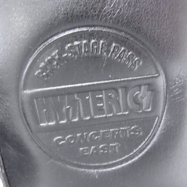 実際に弊社で買取させて頂いた【観賞用】HYSTERICS/ヒステリックス レザー サイドジップブーツの画像 7枚目