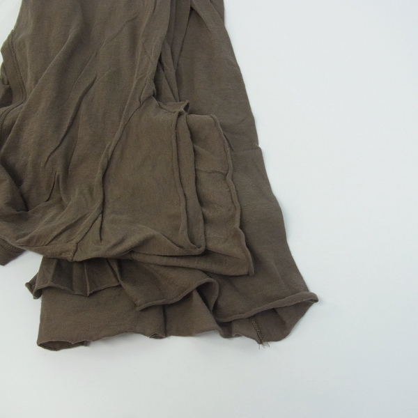 実際に弊社で買取させて頂いたRick Owens/リックオウエンス ロング丈 半袖カットソー/XSの画像 6枚目