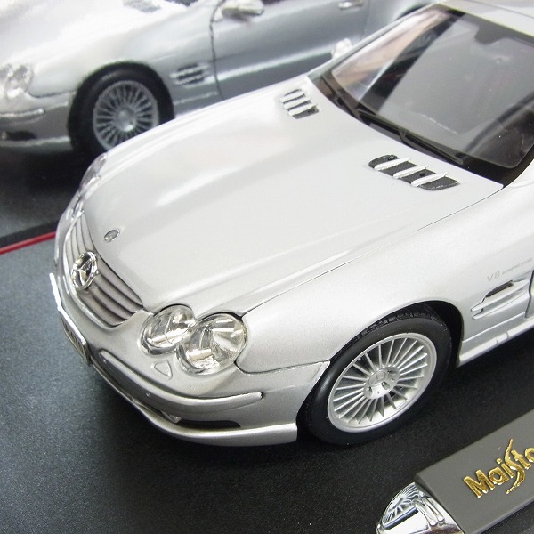 実際に弊社で買取させて頂いたMaisto/マイスト メルセデスベンツ SL-55AMG プレミアム 1/18 の画像 2枚目