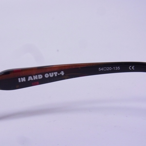 実際に弊社で買取させて頂いたless than human/レスザンヒューマン IN AND OUT-4 サングラス/メガネの画像 3枚目