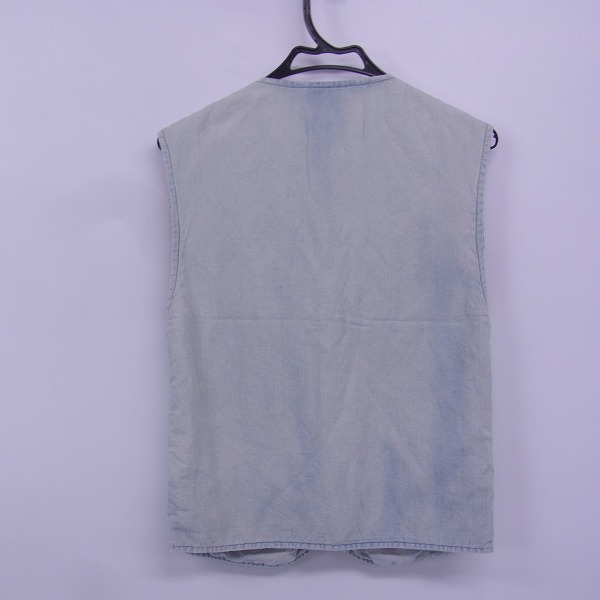 実際に弊社で買取させて頂いたBLUE BLUE/ブルーブルー 裏地チェック柄 ワークベスト 2の画像 1枚目