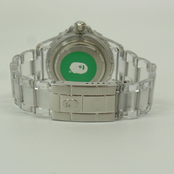 BAPEX/ペイペックス by A BATHING APE サルマリーナ 腕時計 金茶【動作