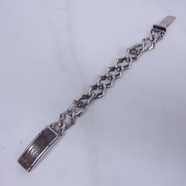 実際に弊社で買取させて頂いたDEALDESIGN/ディールデザイン エフソリッドID レタード ブレスレットの画像 1枚目