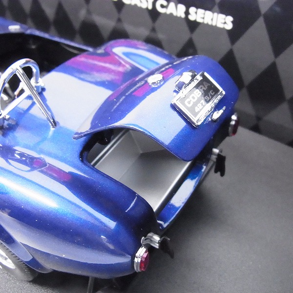 実際に弊社で買取させて頂いたKYOSHO/京商 GORGEOUS COLLECTION SHELBY COBRA コブラ 427 ブルー 1/18の画像 4枚目