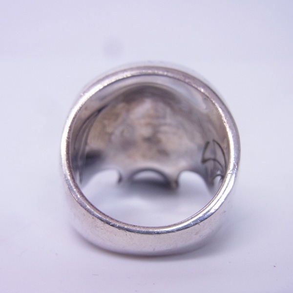 実際に弊社で買取させて頂いた【ギャラ付】CRAZY PIG/クレイジーピッグ ラージエビルスカル リング #27/20号の画像 3枚目