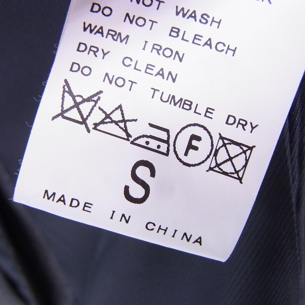 実際に弊社で買取させて頂いたEDIFICE/エディフィス ジップアップ ウール混 コート/Sの画像 4枚目