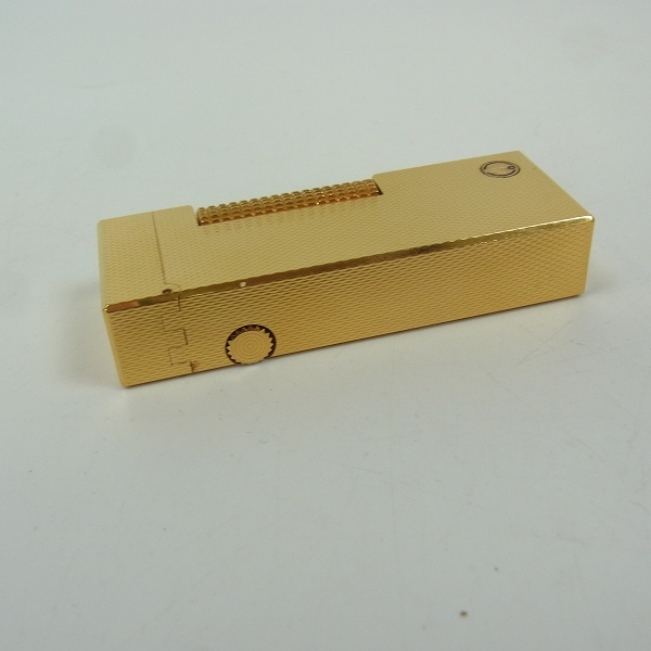 実際に弊社で買取させて頂いたdunhill/ダンヒル ローラガスライター/喫煙具 ゴールド スイス製の画像 2枚目