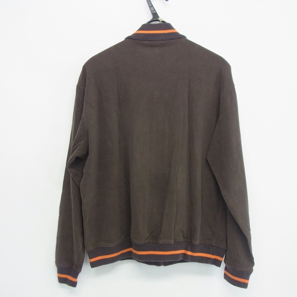 実際に弊社で買取させて頂いたdunhill/ダンヒル ジップアップ ブルゾン スウェット ブラウン/Lの画像 1枚目
