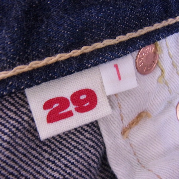 実際に弊社で買取させて頂いたBLUE BLUE/ブルーブルー デニムパンツ/ストレートジーンズ/1(29)の画像 4枚目