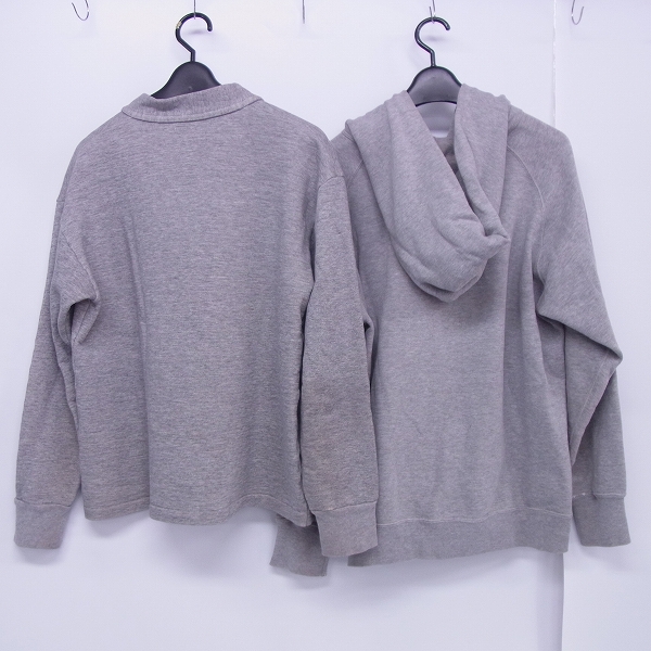 実際に弊社で買取させて頂いたDUBBLE WORKS/ダブルワークス スウェット ジップパーカー/カーディガン 2点セットの画像 1枚目