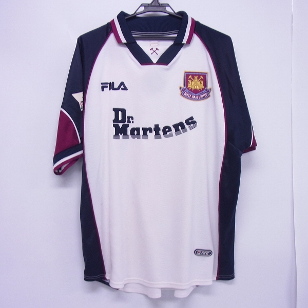 実際に弊社で買取させて頂いたFILA/フィラ ウェストハムユナイテッドFC アウェイユニフォーム #18 フランク ランパード