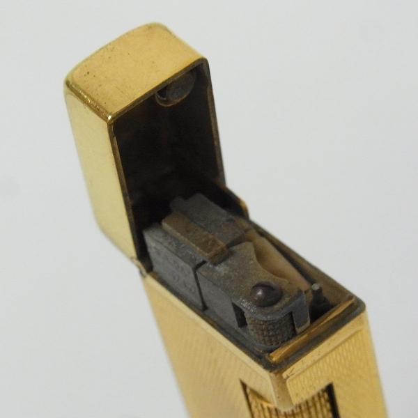 実際に弊社で買取させて頂いたDunhill/ダンヒル ローラー ガスライター バーレイカット/ゴールドの画像 3枚目