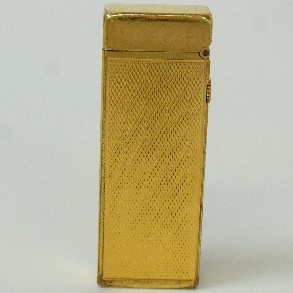実際に弊社で買取させて頂いたDunhill/ダンヒル ローラー ガスライター バーレイカット/ゴールドの画像 1枚目