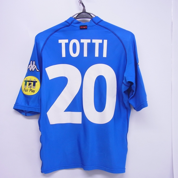 実際に弊社で買取させて頂いたKappa/カッパ イタリア代表 ホームユニフォーム #20 フランチェスコ トッティ/Lの画像 1枚目