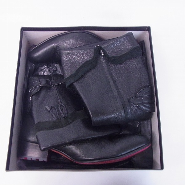 実際に弊社で買取させて頂いたHIROMU TAKAHARA/ヒロムタカハラ ディアロングブーツ/42の画像 8枚目