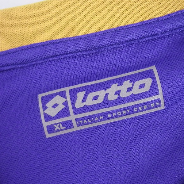 実際に弊社で買取させて頂いたLOTTO/ロット フィオレンティーナ 09-10 半袖ホームユニフォーム #10/XLの画像 2枚目