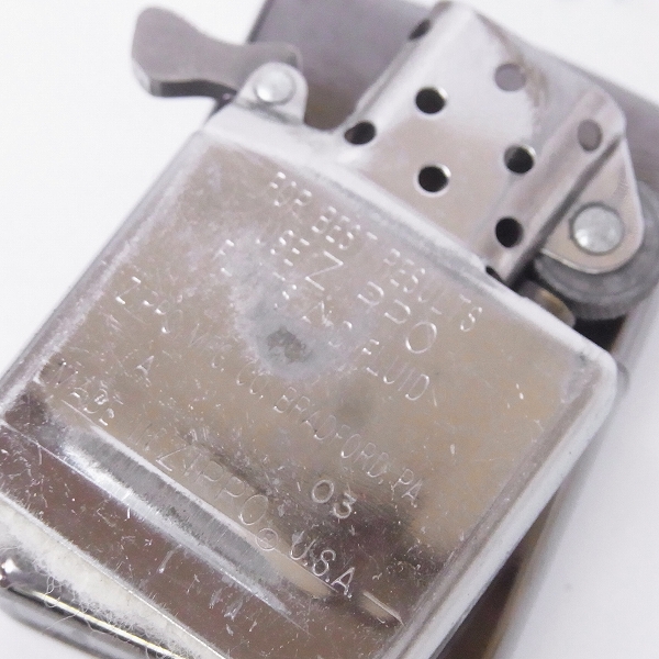 実際に弊社で買取させて頂いたZIPPO/ジッポー HUNTING WORLD/ハンティングワールド 03年製の画像 4枚目