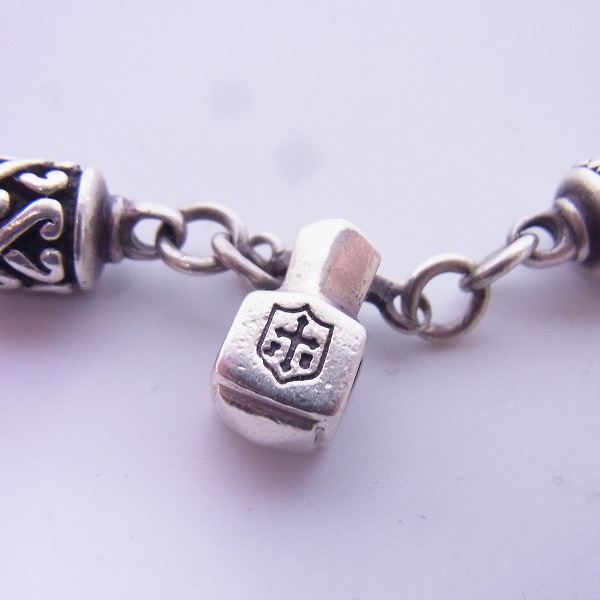 実際に弊社で買取させて頂いたLord Camelot/ロードキャメロット ガーネット付 ネックレスチェーン 50㎝の画像 2枚目