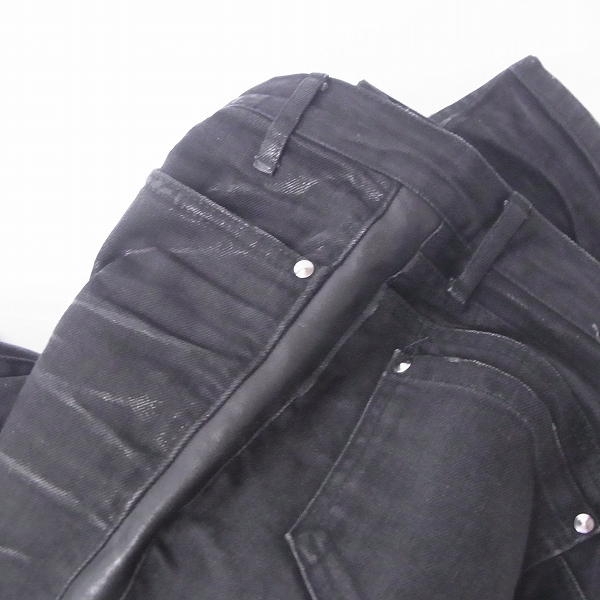 実際に弊社で買取させて頂いたDIET BUTCHER SLIM SKIN/ダイエットブッチャー スリムスキン サイド レザー切替 スキニーパンツ/2の画像 7枚目