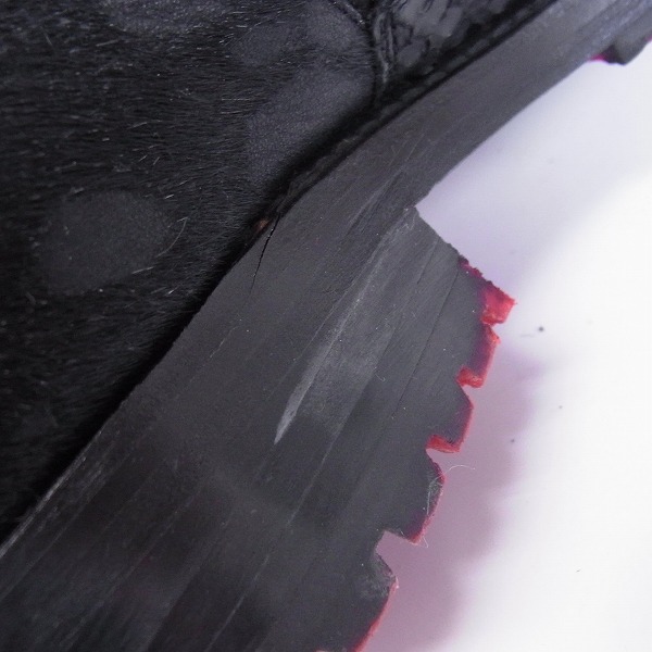 実際に弊社で買取させて頂いたHIROMU TAKAHARA/ヒロムタカハラ ミックスレザーロングブーツ/42の画像 6枚目