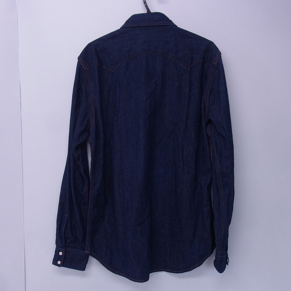 実際に弊社で買取させて頂いたBLUE BLUE/ブルーブルー デニム ウエスタンシャツ 3/Lの画像 1枚目