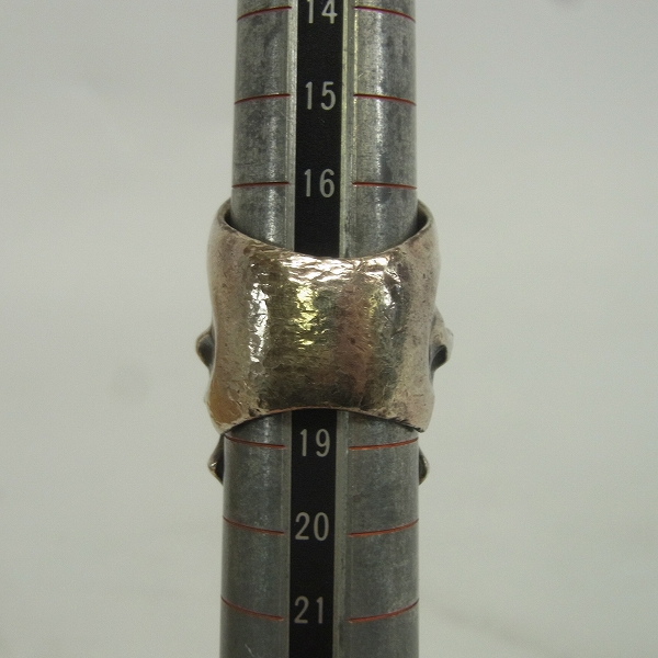 実際に弊社で買取させて頂いたL.S.D/ラウドスタイルデザイン LOUDER RING/ラウダーリング/スカル/18号の画像 8枚目