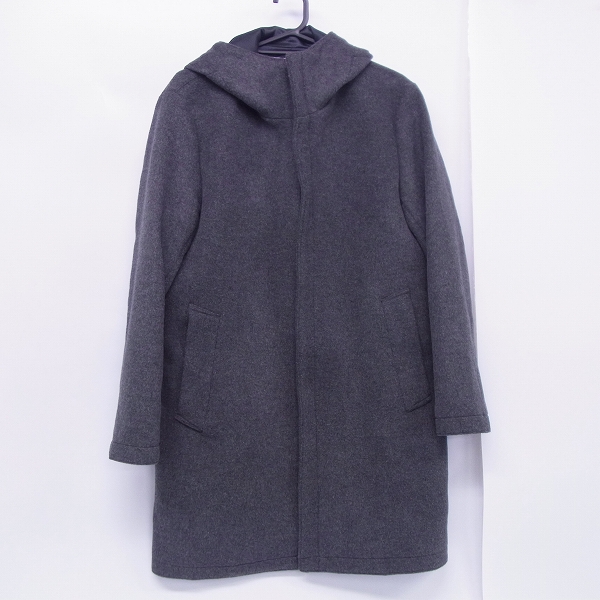 実際に弊社で買取させて頂いたEDIFICE/エディフィス ジップアップ ウール混 コート/S