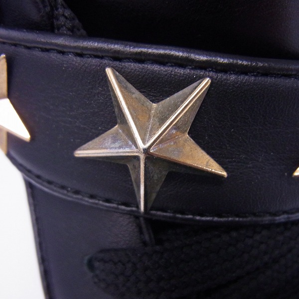 実際に弊社で買取させて頂いたGIVENCHY/ジバンシイ  スタースタッズ ハイカット スニーカー 42の画像 7枚目