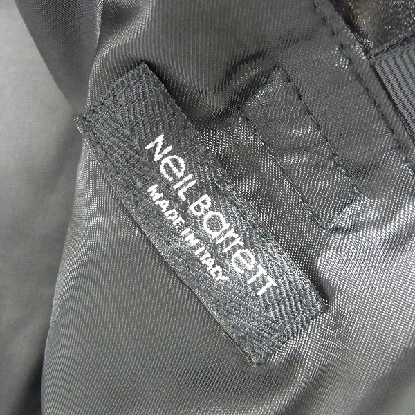 実際に弊社で買取させて頂いたNeil Barrett/ニールバレット レザーブルゾン Mの画像 2枚目